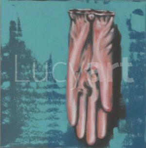 Handschuh blau I