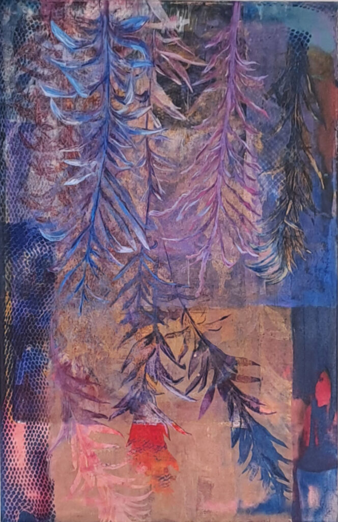 Wildwuchs , oil and acrylic on canvas